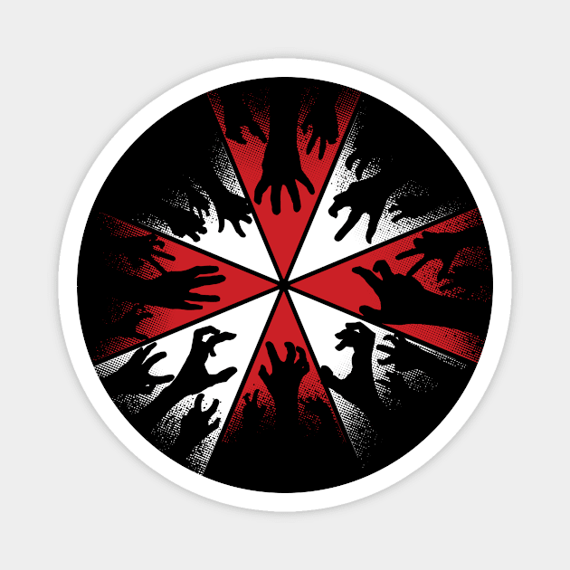 Undead Umbrella 4 Magnet by DCLawrenceUK